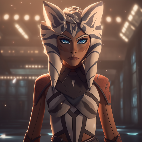 Why does Ahsoka Tano have white lightsabers ?