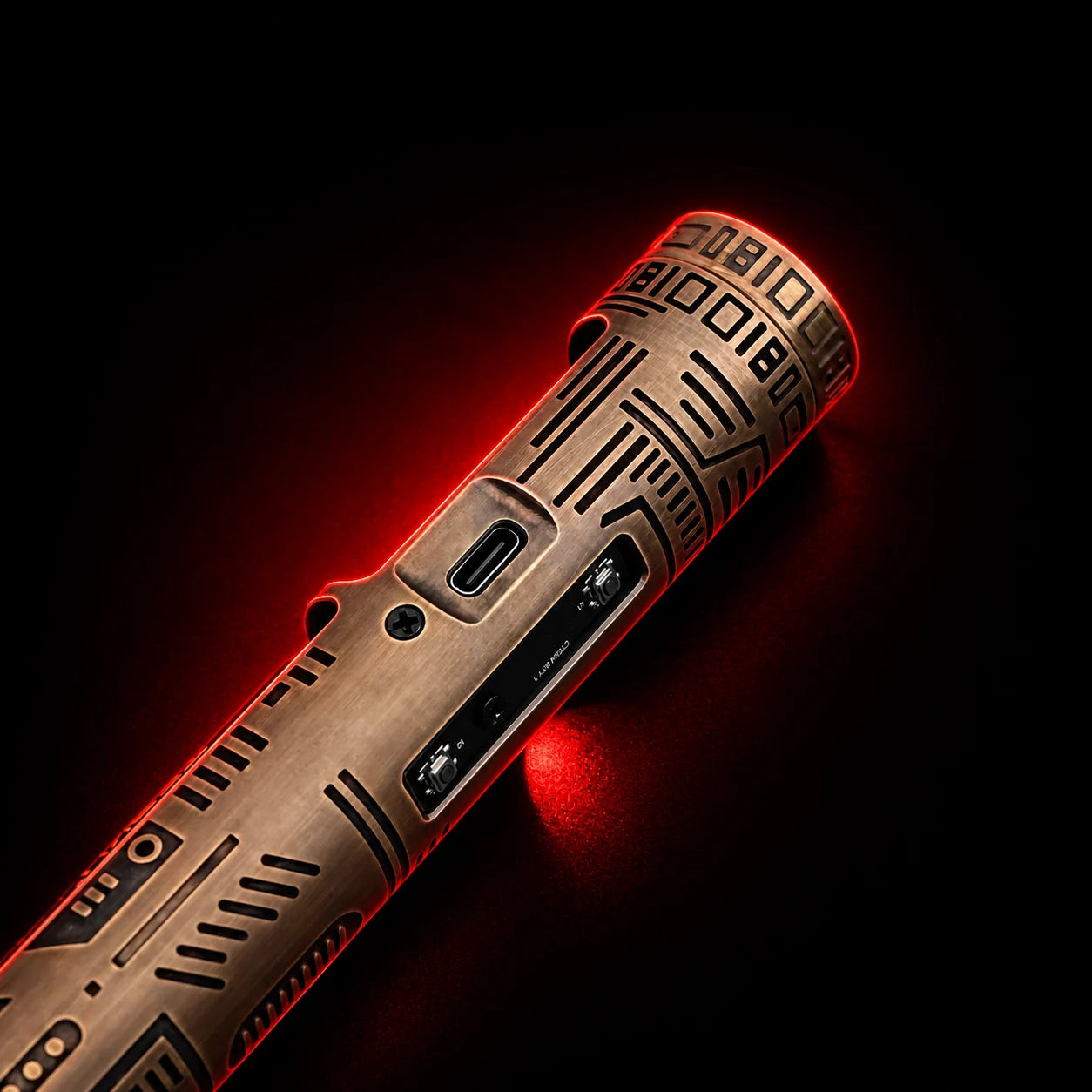 Intricate openings and connector details in the Maul internal core