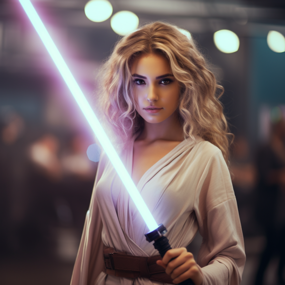 What is the use of the Neopixel lightsaber?